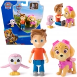 Paw Patrol figúrky Skye, Alex Porter a sovička