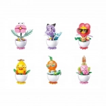 Sluban Flowers rastliny v kvetináči – kreatívna stavebnica 6 ks