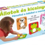 Dohany baby vkladačka zvieratá s mláďatami