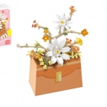 Stavebnica mini KOCO kvetina v kabelke, 232 dielikov