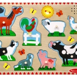 Drevené puzzle - Zvieratá z farmy