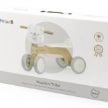 drevené odrážadlo medvedík PolarB s tichými EVA kolesami