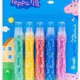 Farby v štetcoch ASTRA PRASIATKO PEPPA, 5 ks