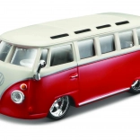 Volkswagen Van Samba červeno-biela 1:32 od Bburago