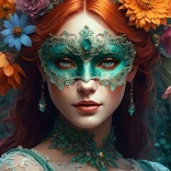 Bluebird puzzle Karnevalová kráska 1000 dielikov