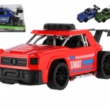 Plastové závodné auto na zotrvačník - 16 cm