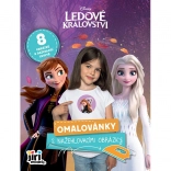 Omaľovánka s nažehľovacími obrázkami FROZEN – Ľadové kráľovstvo