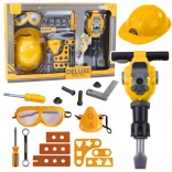 Detská súprava na hranie s náradím a pneumatickým kladivom