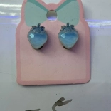 Náušnice Jahoda Dvoudílný Set