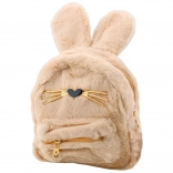 Detský batôžtek plyšový zajačik béžový 3L