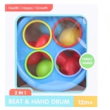 Zatlápačka a bubienok 2 v 1 pre deti