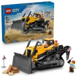 lego city žltý buldozér s nakladačom