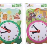 Výukové papierové hodiny – 2 motívy