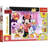 100 dielikov Puzzle Minnie a Trblietky