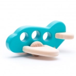 Bajo drevené svetlo modré lietadlo