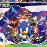 Poster puzzle Sonic Prime 250 dielikov