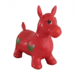 Hopsadlo kôň skákací gumový červený