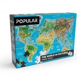 Puzzle mapa sveta 160 dielikov