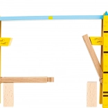 Drevený zdvíhací most Tower Bridge PADDINGTON pre vláčikodráhy