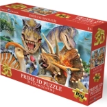 3D puzzle Dino selfie 100 dielikov
