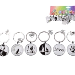 Prívesok na kľúče Mačací život okrúhly