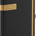 Notique Týždenný diár čierno-zlatý 2026