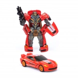 autorobot so svetlom a zvukom 20 cm – transformujúce policajné auto