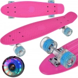 Fiszka skateboard s LED kolieskami