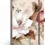 NOTIQUE zápisník púdrové kvety, bodkovaný, 13 × 21 cm