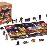 Drevené puzzle Nočný Londýn 75 dielikov