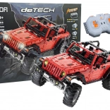 Stavebnica diaľkovo ovládané terénne auto CADA, červené, 1941 dielikov