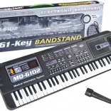 Detský keyboard s mikrofónom 61 kláves