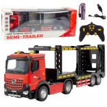 Diaľkovo riadený transportný kamión červený RC 2.4G 6CH