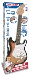 Elektrická detská gitara s bezdrôtovým mikrofónom a headsetom