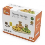 Drevený Motorický Sortér s Prevodmi Viga