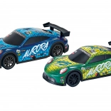 Závodné auto na zotrvačník so svetelnými efektmi 20 cm