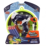 Pistola na penové náboje s terčom