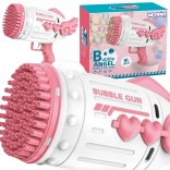 Woopie pištoľ na bubliny s 91 otvormi ružová