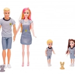 Woodyland moderná rodinka s maznáčikmi