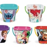 Štvorcový detský vedierko 2 l s motívmi DISNEY, plast, mix druhov 19 × 17 cm