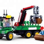 Sluban Farma Traktor s prívesom na klady