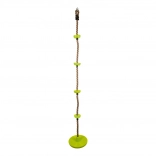 Small Foot šplhacia hojdačka 2 v 1, detské lano s diskami 190 cm