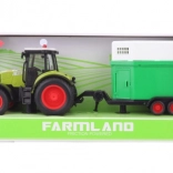 Traktor s prívesom na kone na batérie