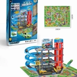 Viacúrovňové parkovisko s výťahom, cestnou podložkou a doplnkami