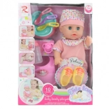 Bábätko cikajúce so zvukmi a doplnkami