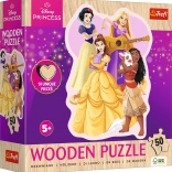 Drevené puzzle 50 dielikov Disney Princezné