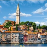 Panoramatické puzzle DINO Rovinj – prístav, 1000 dielikov