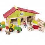 Jeujura drevená stavebnica Stredná Farma