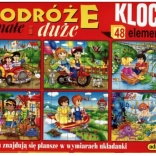 Obrázkové kocky Cestovanie vo dvojici – 48 kociek
