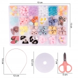 Súprava korálikov na výrobu náramkov 240 ks